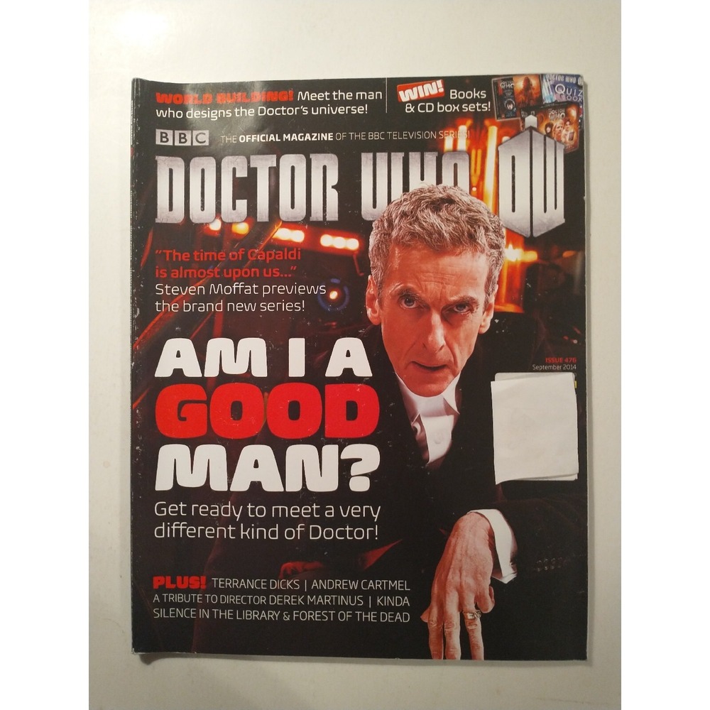 DOCTOR WHO Magazine #476 - Steven Moffat and Peter Capaldi - September 2014